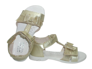 Sandał dziewczęcy Kornecki 6332 złoty/brokat