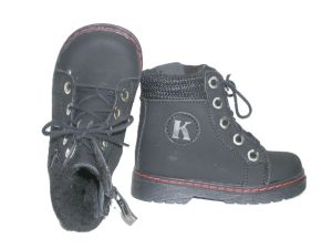 Trzewiki ocieplane zimowe Kornecki        4984 czarny