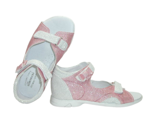 Sandały dziewczęce Kornecki 4972 róż/brokat